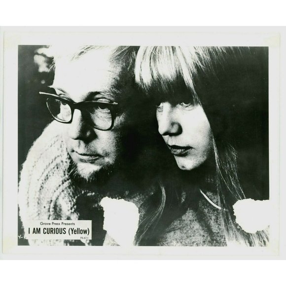 Lot 2 I Am Curious Yellow Movie 8x10 1967 Photos Lena Nyman Sweden Erotic Drama - Picture 1 of 4